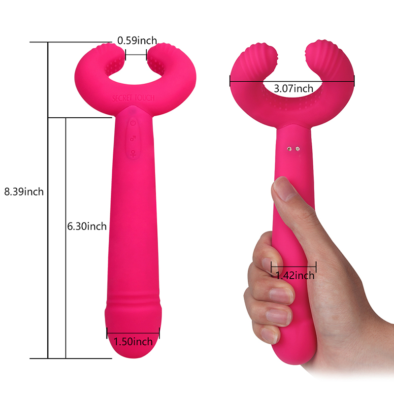 Silicona Parpadeo Vibrador Clítoris G-Spot Estimulante Juguete Sexual