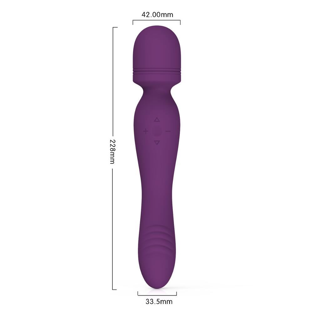 Vibrador Varita Punto G Masturbación Carga USB Juguete sexual de silicona